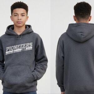 Gregory Middle School Naperville Pioneers Gray Hoodie Size S